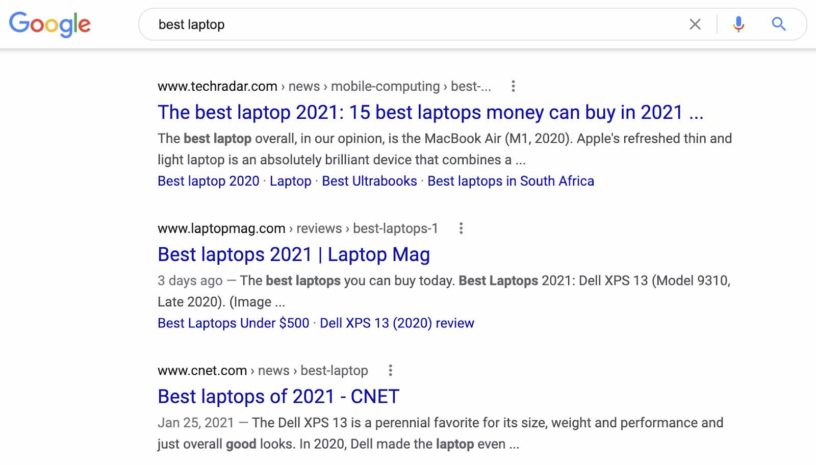 هدف از جستجوی کاربر