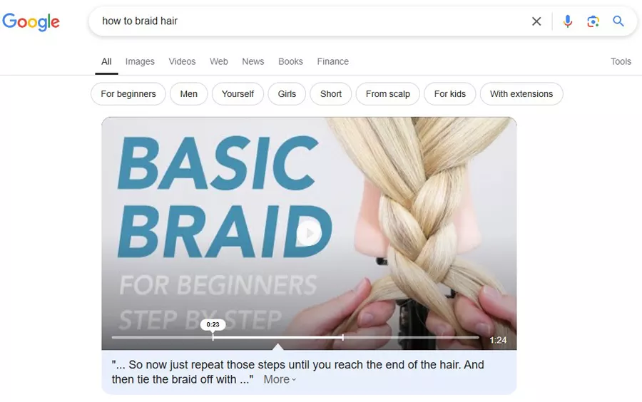 فیچر اسنیپت ویدیویی