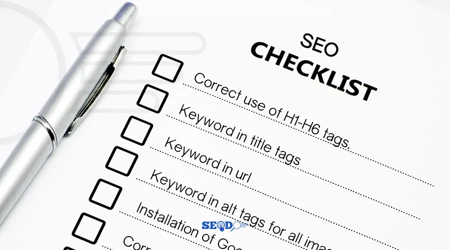 چک لیست سئو سایت