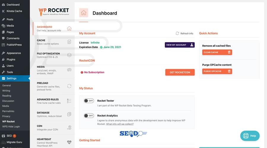 افزونه کش برای افزایش سرعت لود سایت