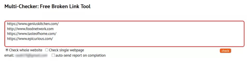 dead-link-checker