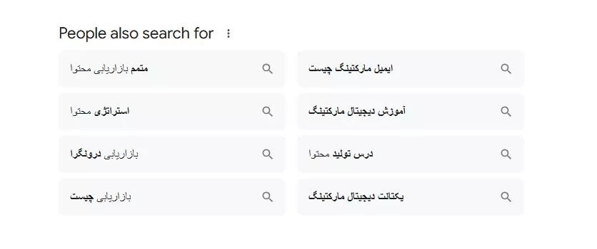 ایده تولید محتوا با پیشنهادات گوگل