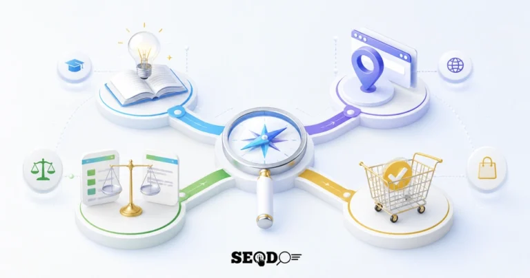 انواع جستجوی کاربر؛ ۴ نوع Search Intent و نحوهٔ هدف‌گیری هر کدام (۲۰۲۶)