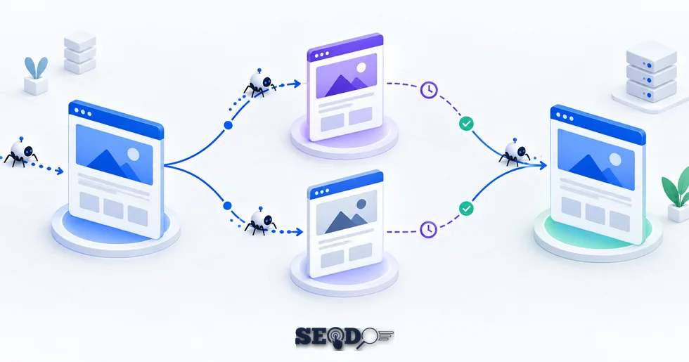 ساختار URL و کنونیکال در تست A/B سئو
