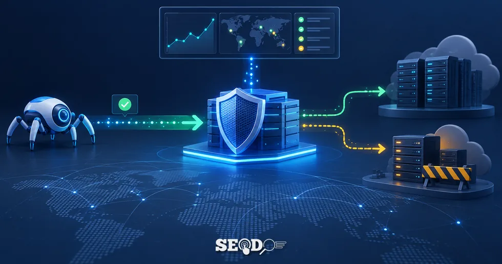 کنترل دسترسی خزنده، WAF و مدیریت خطاهای Edge در CDN