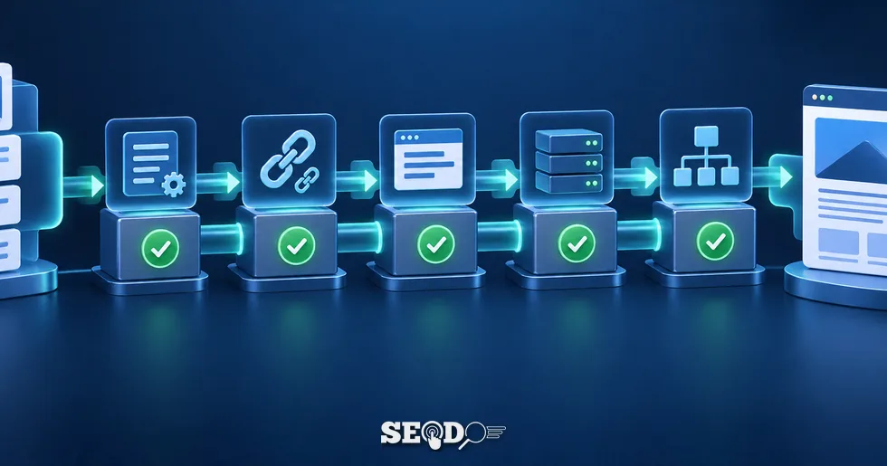 کنترل خودکار متادیتا، لینک داخلی، وضعیت HTTP و نقشه سایت در معماری هدلس